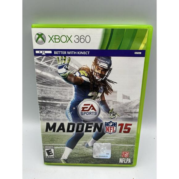 Madden NFL 15 (Microsoft Xbox 360, 2014) W/Insert Tested - Picture 1 of 6